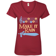 Make it Rain, Song of Storms  Ladies’ V-Neck