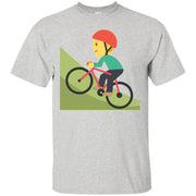 Mountain Biking Emoji T-Shirt