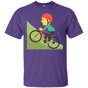 Mountain Biking Emoji T-Shirt