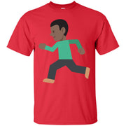 Running Black Guy Emoji T-Shirt