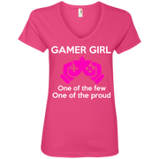 Gamer Girl, One of the Few, One of the Proud Ladies’ V-Neck T-Shirt