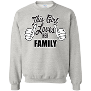This Girl Loves Her Family Sweatshirt