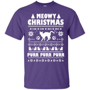 Meowy Christmas Cat Christmas Jumper T-Shirt