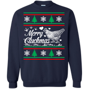 Merry Cluckmas Chicken Christmas Sweatshirt