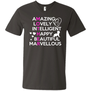 Mothers are Amazing, Lovely & Beautiful Men’s V-Neck T-Shirt