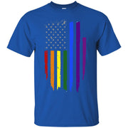 LGBTQ Pride American Rainbow Flag T-Shirt