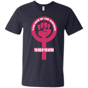 The Rise of the Women, The Rise of the Nation Men’s V-Neck T-Shirt