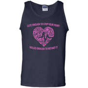 Cute Enough to Stop Your Heart, Skilled Enough to Restart It Tank Top
