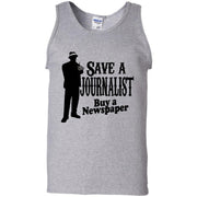 Save a Journalist Buy a Newspaper Tank Top