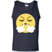 Puffing Smoke Emoji Face Tank Top