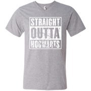 Straight Outta Hogwarts Men’s V-Neck T-Shirt