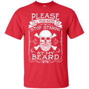 Please Tell Your Boobs to Stop Staring at my Beard T-Shirt