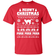 Meowy Christmas Cat Christmas Jumper T-Shirt