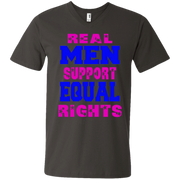 Real Men Support Equal Rights Men’s V-Neck T-Shirt