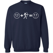 Sad + Archery = Happy Sweatshirt