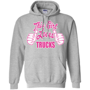 This Girl Loves Trucks Hoodie