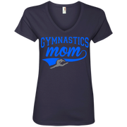 Gymnastics Mom Ladies’ V-Neck T-Shirt