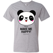 Pandas Make Me happy, You Not so Much Men’s V-Neck T-Shirt
