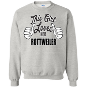 This Girl Loves Her Rottweiler Sweatshirt