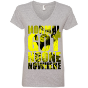 Normal Got No One No Where Ladies’ V-Neck T-Shirt