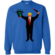Trump Holding Statue of Liberty Head Sweatshirt