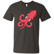 Squid Emoji Men’s V-Neck T-Shirt