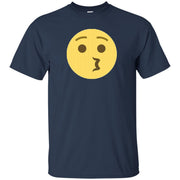 Whistling Emoji Face T-Shirt