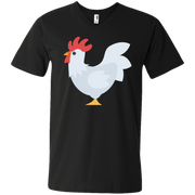 Chicken Emoji Men’s V-Neck T-Shirt