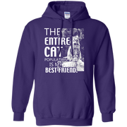 The Entire Cat Population is my best Friend Hoodie