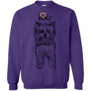 I Love My Dog! Yorkie Dog Lover Sweatshirt