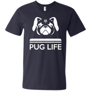 Pug Life Men’s V-Neck T-Shirt