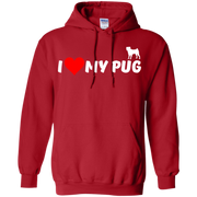 I Love my Pug Hoodie