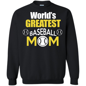 Worlds Greatest Baseball Mom Sweatshirt