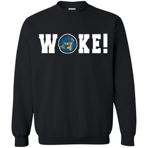 WOKE! Flat Earth Society Sweatshirt