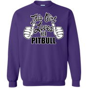 This Girl Loves Her Pit Bull Sweatshirt