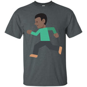 Running Black Guy Emoji T-Shirt