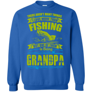 I Love Being A Grandpa More Than Fishing Sweatshirt