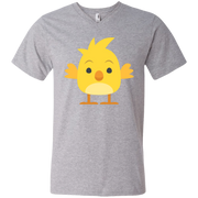 Cute Chick Emoji Men’s V-Neck T-Shirt