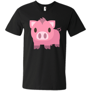 Pig Emoji Men’s V-Neck T-Shirt