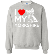 I Love My Yorkshire Dog Sweatshirt