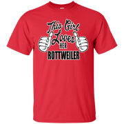 This Girl Loves Her Rottweiler T-Shirt