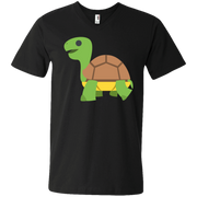 Turtle Emoji Men’s V-Neck T-Shirt