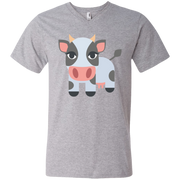 Cow Emoji Men’s V-Neck T-Shirt