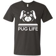 Pug Life Men’s V-Neck T-Shirt