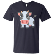 Cow Emoji Men’s V-Neck T-Shirt