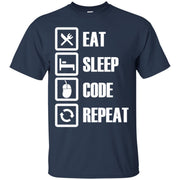 Eat, Sleep, Code, Repeat T-Shirt
