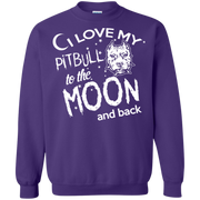 I Love My Pitbull to the Moon and Back Sweatshirt