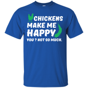 Chickens Make Me Happy, You? Not So Much T-Shirt