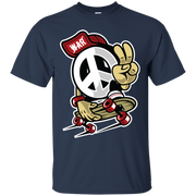 Peace Not War Skater Cartoon T-Shirt