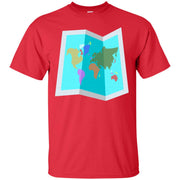 Emoji Map World Traveller T-Shirt